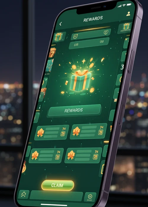 My Fortune Casino bonus banner displaying a 200% match offer up to £500 and 100 free spins